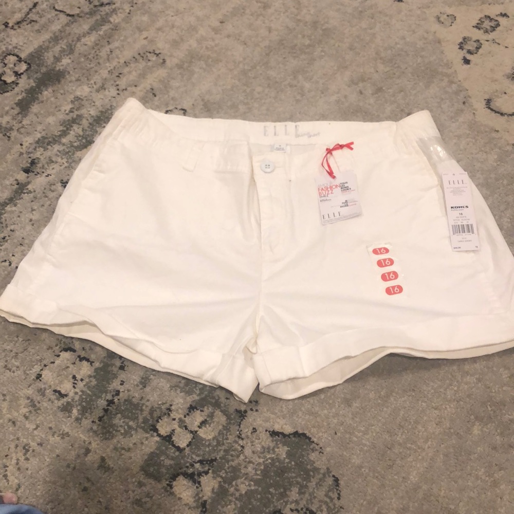 White shorts